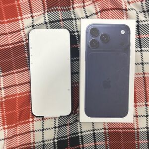 Apple Smartphone in Deep Blue